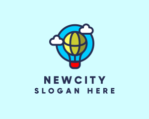 Sky Balloon Travel logo design