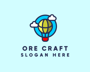 Sky Balloon Travel logo design