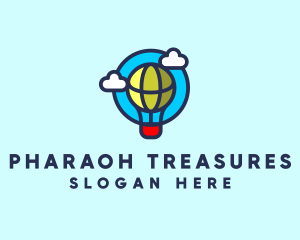 Sky Balloon Travel logo design