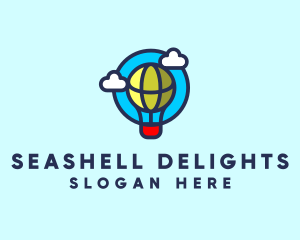 Sky Balloon Travel logo design