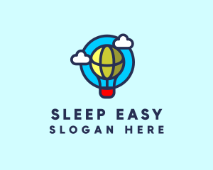 Sky Balloon Travel logo design