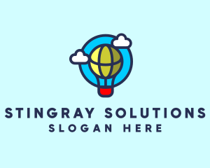 Sky Balloon Travel logo design