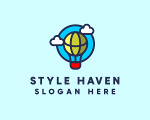 Sky Balloon Travel logo design