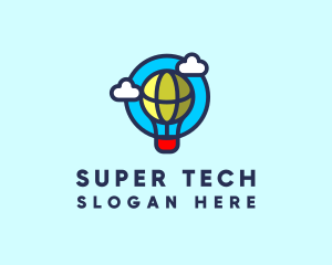 Sky Balloon Travel logo design