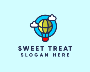 Sky Balloon Travel logo design