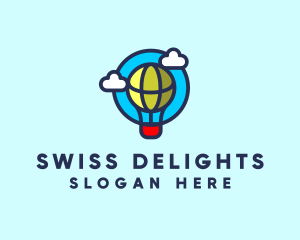 Sky Balloon Travel logo design