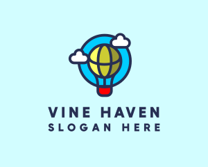 Sky Balloon Travel logo design