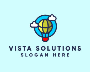 Sky Balloon Travel logo design