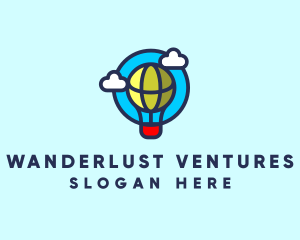 Sky Balloon Travel logo design