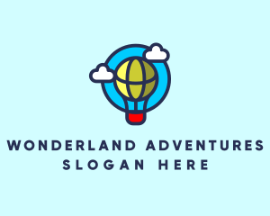 Sky Balloon Travel logo design