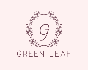 Botanical Event Styling logo design