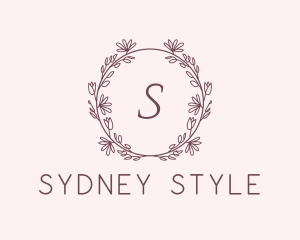 Botanical Event Styling logo design