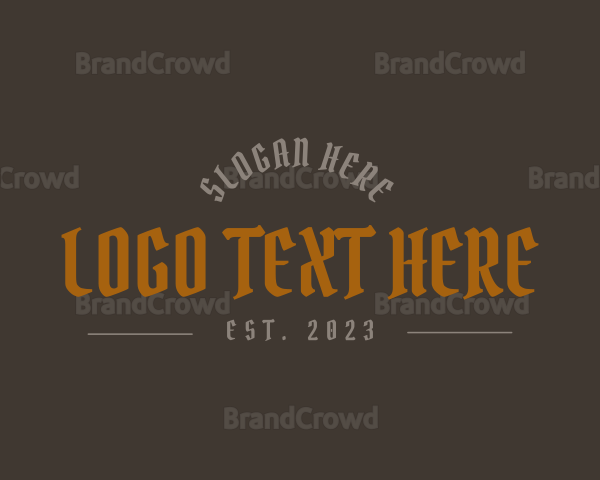 Gothic Business Brand Logo