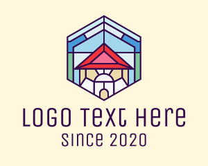 Home - Stained Glass Home logo design