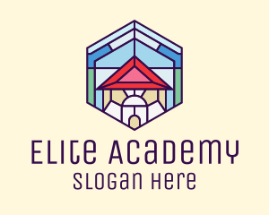 Stained Glass Home Logo