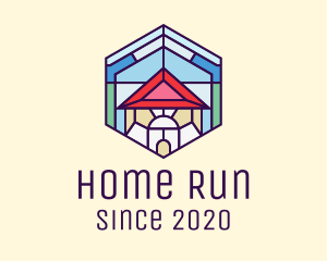 Stained Glass Home logo design