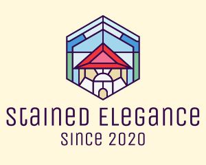 Stained Glass Home logo design