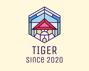 Subdivision - Stained Glass Home logo design