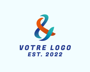 Lettering - Generic Modern Ampersand logo design