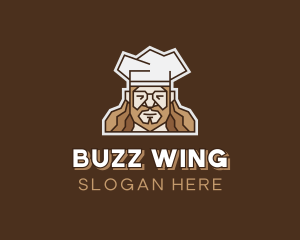 Hipster Chef Restaurant  logo design