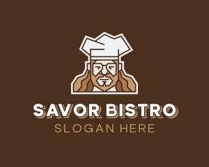 Restaurant - Hipster Chef Restaurant logo design