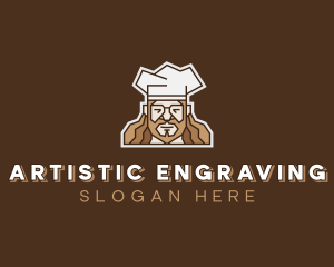 Hipster Chef Restaurant  logo design