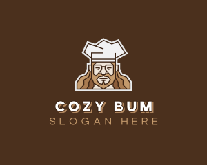 Hipster Chef Restaurant  logo design