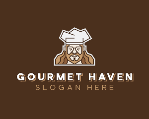 Hipster Chef Restaurant  logo design