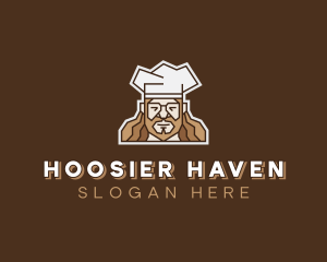 Hipster Chef Restaurant  logo design