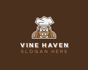 Hipster Chef Restaurant  logo design