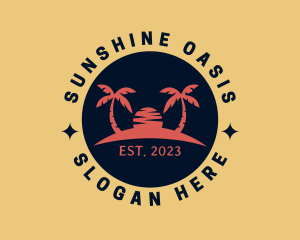 Summer Beach Resort logo design