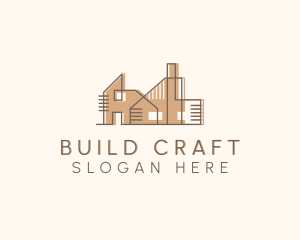 Building House Architecture logo design