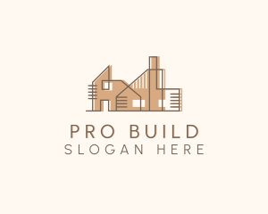 Building House Architecture logo design