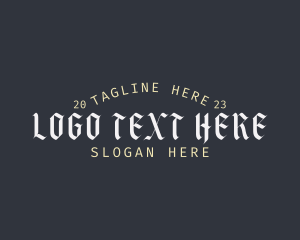 Gothic Apparel Business Logo