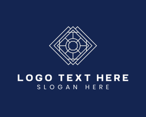 Tiling - Tile Flooring Paving logo design