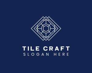 Tile Flooring Paving logo design