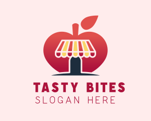 Healthy Apple Fruit Market Logo