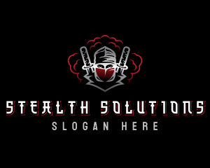 Stealth - Samurai Ninja Hunter logo design