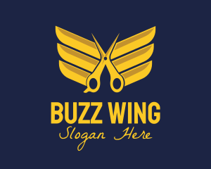 Golden Wing Salon logo design