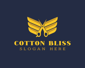 Scissors Wing Barber logo design