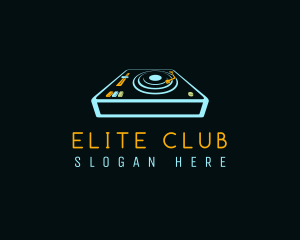 Club - Turntable Rave Club logo design