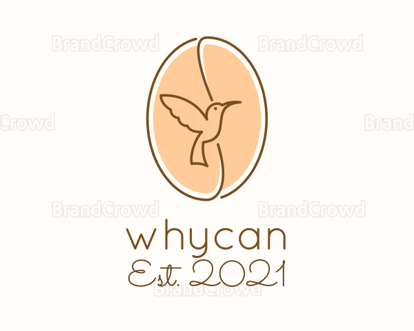 Coffee Bean Bird Logo