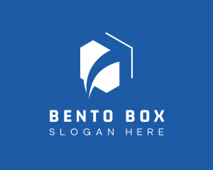 Delivery Box Arrow logo design