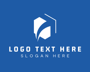Logistic - Delivery Box Arrow logo design