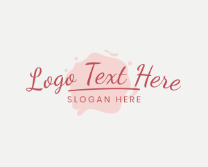 Pink - Paint Fashion Industry logo design