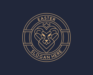 Elegant - Elegant Lion Crown logo design