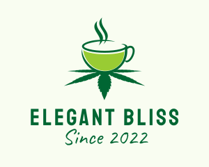 Organic Product - Marijuana Tea Cafe logo design