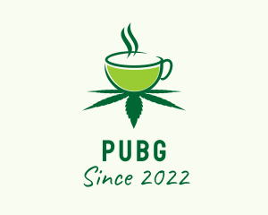 Hot Coffee - Marijuana Tea Cafe logo design