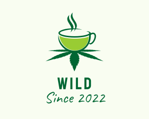 Cappuccino - Marijuana Tea Cafe logo design