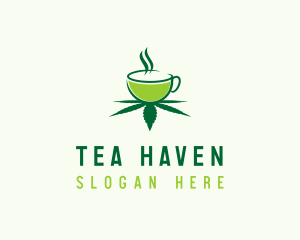 Marijuana Tea Cafe  logo design